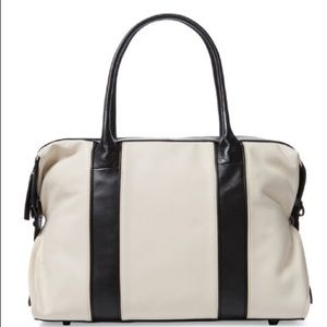 L.A.M.B. Black/beige tote